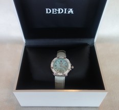 DEDIA Lily L Women&#39;s Diamond Mother of Pearl Swiss Watch white NEW $1,495 - £395.55 GBP