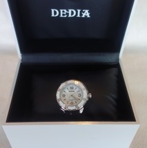 DEDIA Lily L Women&#39;s Diamond Mother of Pearl Swiss Watch white /black NE... - £358.49 GBP