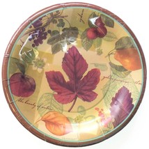 Natures Scrapbook Fall Paper Lunch Plates Party Tableware New 8 Count - £3.15 GBP