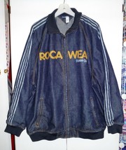 Rocawear Jacket Universe Stripe Blue Denim Co. Zip Up   Size 3XL - $78.71