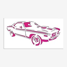 1972 Classic Muscle Car Stencil Reusable Sturdy Flexible Transparent 6 x... - $14.69