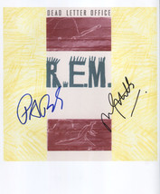 R.E.M. (Band) Peter Buck + Mike Mills SIGNED Photo + COA Lifetime Guarantee - £79.92 GBP