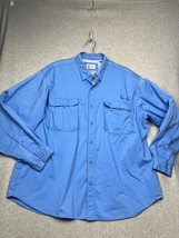 World Wide Sportsman Fishing Button Up Shirt Mens 2Xl Long Sleeve Vented... - $24.88