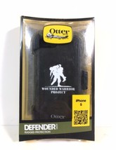 OTTERBOX Serie de Defensor Soporte Funda para IPHONE 5-Wounded Guerrero, Negro - $23.74
