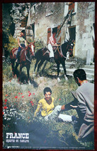 Original Poster France Sport Riding Horse Women Country - $82.84