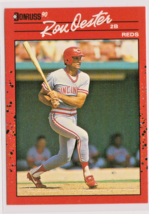 Ron Oester Cincinnati Reds Second Base 1990 Donruss Card # 317 Near Mint - $1.53