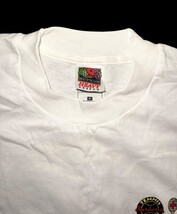 Vintage 1997 Burbank Tennis Center Racket Doctor Tee White USA Fruit of the Loom image 3