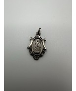 Vintage Sterling Silver Virgin Mary Religious Medal 1.9cm - $23.14