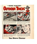 Schick Injector Razor Blades 1953 Advertisement Shaving Outdoor Tricks D... - $51.43 CAD