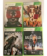 XBOX 360: 4 Game Lot: Homefront, Battlefield 3, Watch Dogs, Army of Two:... - €20,44 EUR