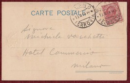 Postcard Milan Milano 1915 Hotel Commercio Italy WWI - £7.42 GBP