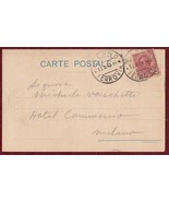 Postcard Milan Milano 1915 Hotel Commercio Italy WWI - £7.37 GBP