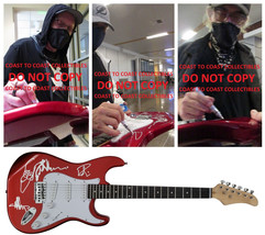 Cheap Trick band signed full size Electric guitar COA proof Robin, Rick,... - £1,028.76 GBP