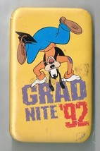 walt Disney World Grad Nite 1992 Pin Back Button Pinback - $25.22