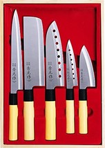 SUMIKAMA Hidemoto Knife 5 Sashimi Nakiri Santoku PettyKodeba Perforated ... - £27.59 GBP