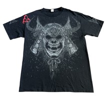Vintage TapOut Men’s Samurai Ronin T Shirt Sz L Black Made USA MMA BJJ 9... - $737.21 MXN