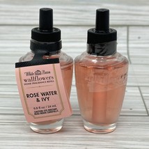 Bath &amp; Body Works Wallflowers Rose Water &amp; Ivy Refill Bulbs 2 pack New - $12.86