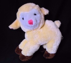 Vintage Russ Berrie Yellow Lamb IVY Plush Stuffed Animal Toy 1977&quot; - £30.68 GBP