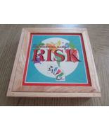 Milton Bradley 41631 Risk Nostalgia Game Series Wood Storage Box 2003 - $360.79 MXN