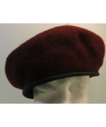 BANCROFT MAROON 453 WOOL BERET AIRBORNE PARATROOPER CERTIFIED 100% WOOL ... - $32.51 CAD