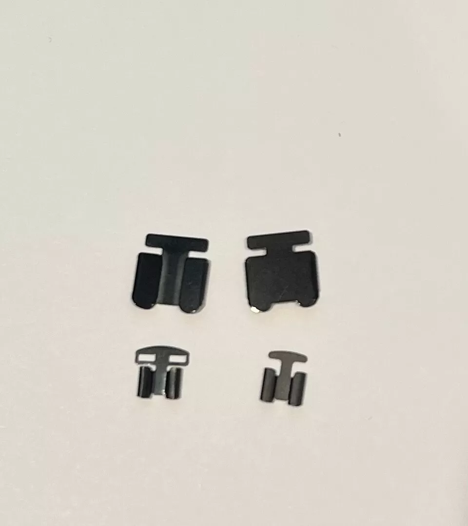 ic! berlin Eyeglasses anchor clips Sunglasses Replacement Temple Hinge B... - €21,62 EUR