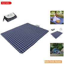 Waterproof Picnic Blanket 59''x71'' - Sandproof Foldable Mat with Carry ... - $21.73