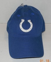 NFL Team apparel Indianapolis Colts Adjustable Hat Cap blue white - £11.61 GBP