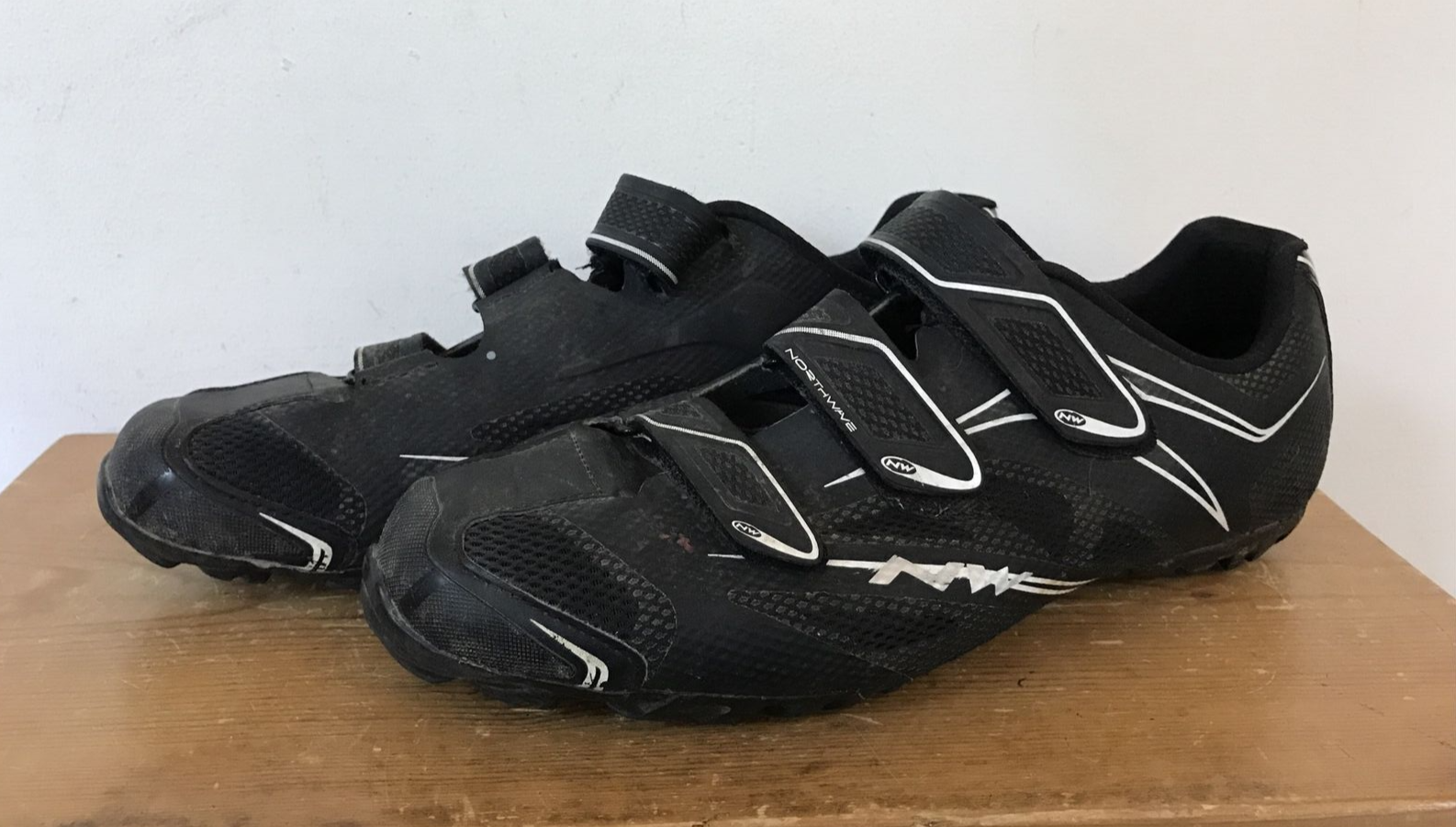 Northwave Integrated Heel Black Cycling Shimano SM SH66 Cleats Shoes 13 46 - $39.59