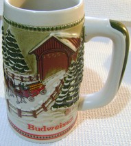 Budweiser Limited Edition Clydesdale Christmas Stein by Ceremart - £17.31 GBP