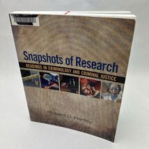 Snapshots of Research: Readings in Criminology and Criminal Justice 1st ... - $48.99