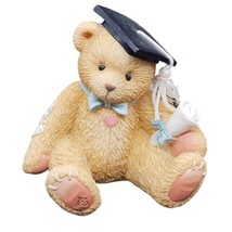 Vintage Enesco Cherished Teddies Graduation Bear Blue Figure No Box - £7.66 GBP