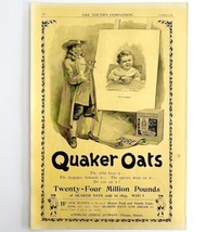 Quaker Oats Baby Portrait 1894 Advertisement Victorian XL Hot Cereal DWII11 - $49.99