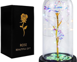 Mother&#39;s Day Rose Flowers Gift for Mom, Colorful-Romantic Artificial Lig... - £18.41 GBP