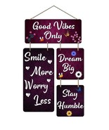 Good Vibes Only Wooden Wall Hanging | Wall Hanger for Home Decor 209 - $27.79