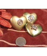 Set of 3 Celtic Celestial Green Man Sun Moon Heart Fridge MAGNETS Decor ... - $11.20 CAD
