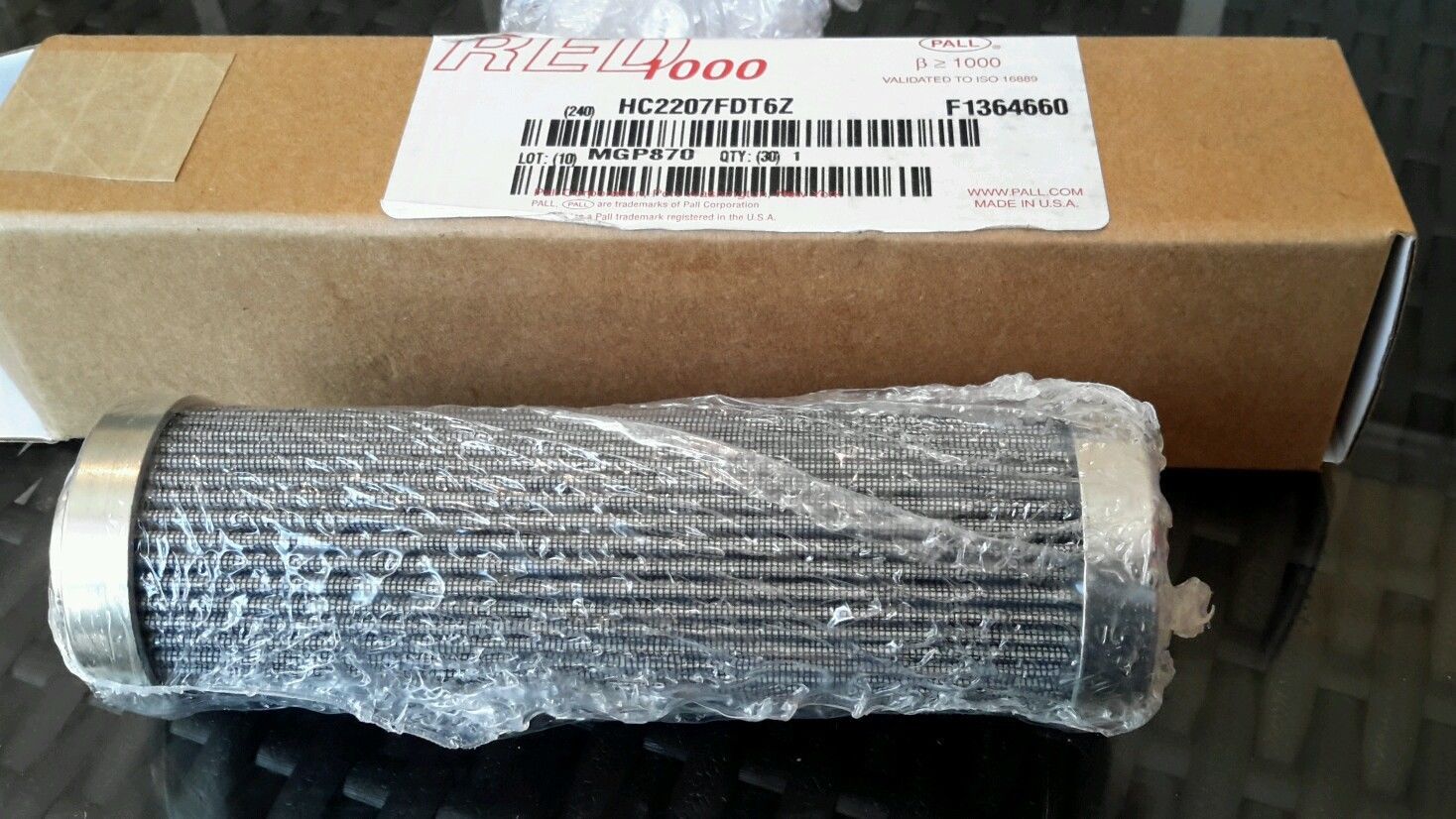 PALL RED 1000 HC2207FDT6Z FILTER OEM ORIGINAL   NEW NIB $49 - $48.52