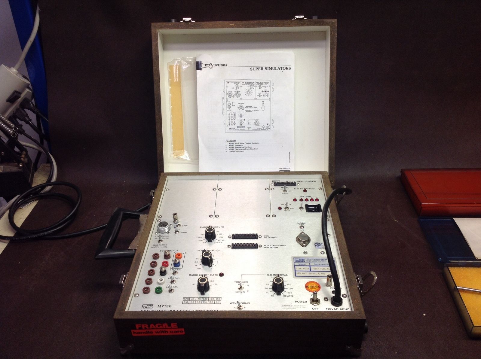 FOGG M7136 M7136-40/05  PRESSURE SIMULATOR M7137 SEQUENCER M7139 RARE NE... - $197.02