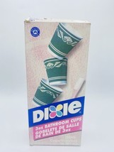 Dixie Bathroom Cups 3 oz Paper Cups Neoclassical Designs Open Box 200 Count NOS - £19.66 GBP