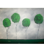 Original 24x36 Landscape Tree Canvas Art Reproduction  - $219.00