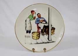 Norman Rockwell Collector Plate, 1979 "Swatter's Rights", Gorham China ~ #DJP05 - $19.55