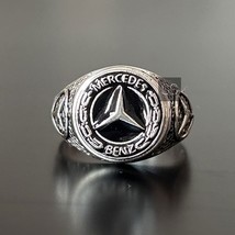 Anello Mercedes 3D di ultimo design, gioielli Mercedes Benz, anelli in... - £70.87 GBP