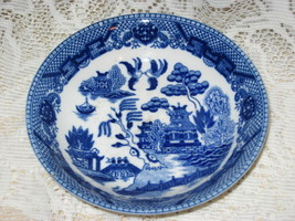 Blue Willow-Flow Blue- Fruit/Dessert Bowl - 5.75&quot; -Japan - $10.50