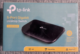 TP-Link 5 Port Gigabit Desktop Expansion Switch TL-SL1005D Ethernet SEAL... - £13.77 GBP