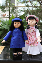 Vietnamese doll, The traditional Vietnamese wedding Ao Dai Costume Doll - £167.06 GBP