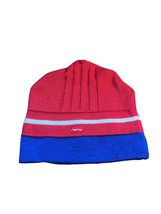 Rare Steffner Made in Austria Pure Wool Beanie/Ski Hat Red White & Blue - £23.26 GBP