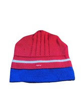 Rare Steffner Made in Austria Pure Wool Beanie/Ski Hat Red White &amp; Blue - £23.26 GBP