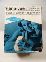 VTG Sawyer's 2573 Pana-Vue 1R Lighted Wide screen 2 x 2 Slide Viewer with box - £14.95 GBP