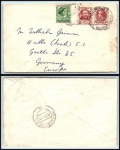 1951 AUSTRALIA Cover Queensland to Germany, Europe B1 - £2.31 GBP