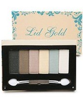 POP Beauty LID GOLD Eyeshadows 6 Earthy Natural Shadows Full Sized Sealed - $12.86