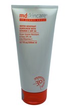 MD Skincare Water Resistant Sunscreen with Vitamin C SPF15  Full Sized NWOB - £11.65 GBP